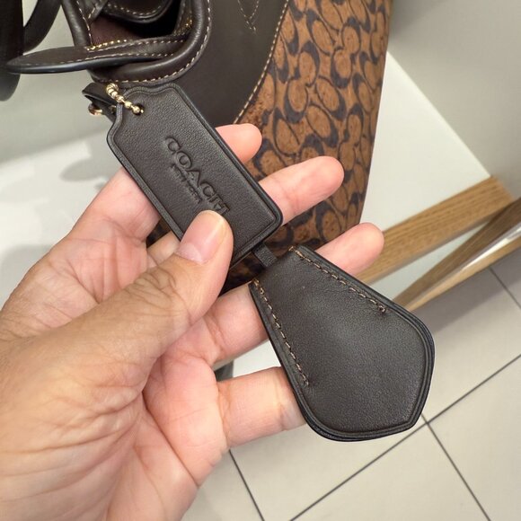 Coach Easton Tote Bag In Signature Chenille CCZ08 - Picture 6 of 8